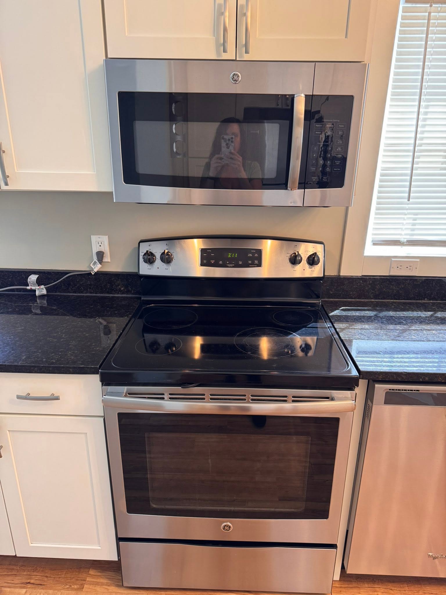 Bathroom counters and mirrors detailed by Amber