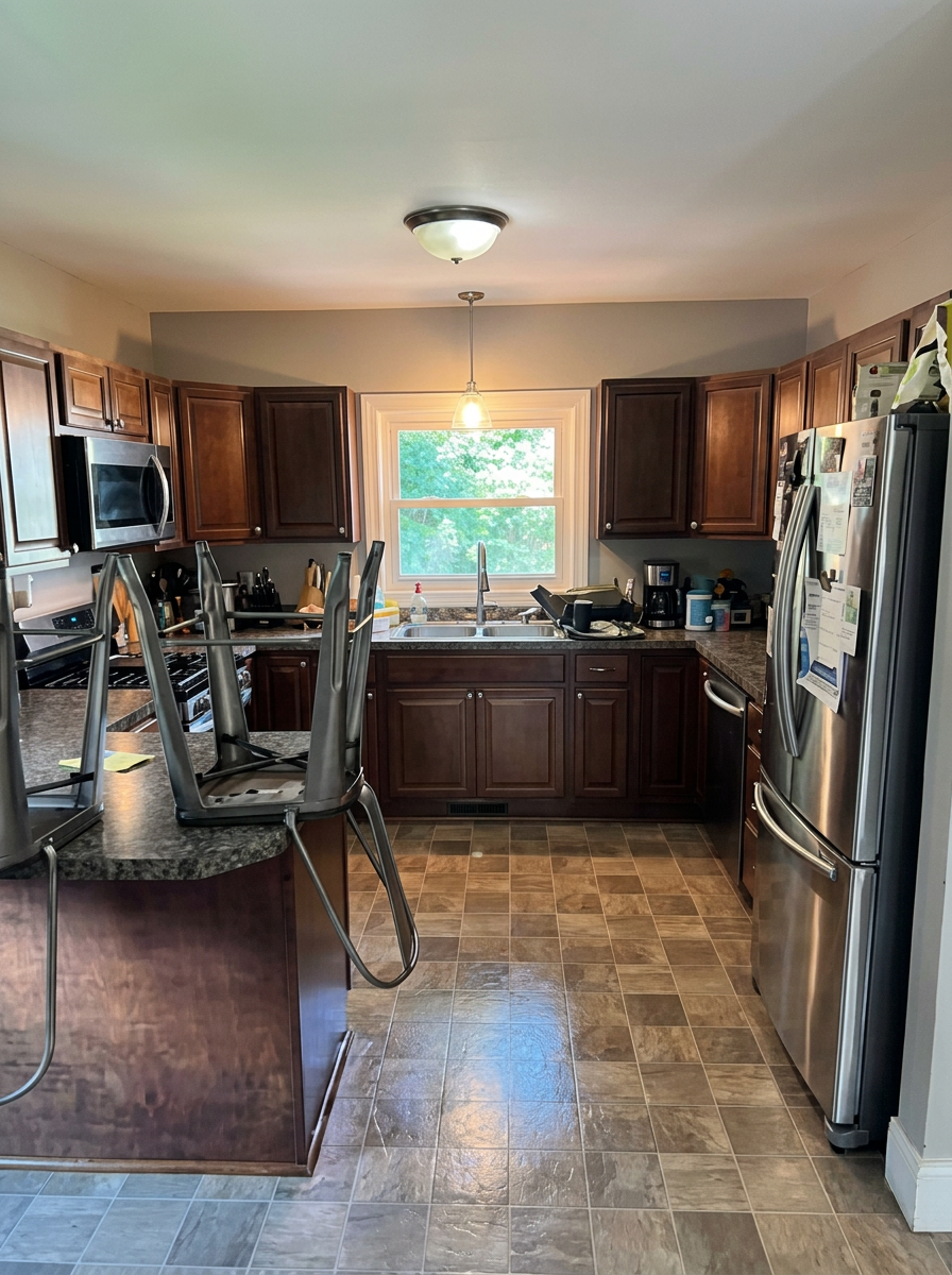 Detailed cleaning result in a Wyoming, MI kitchen